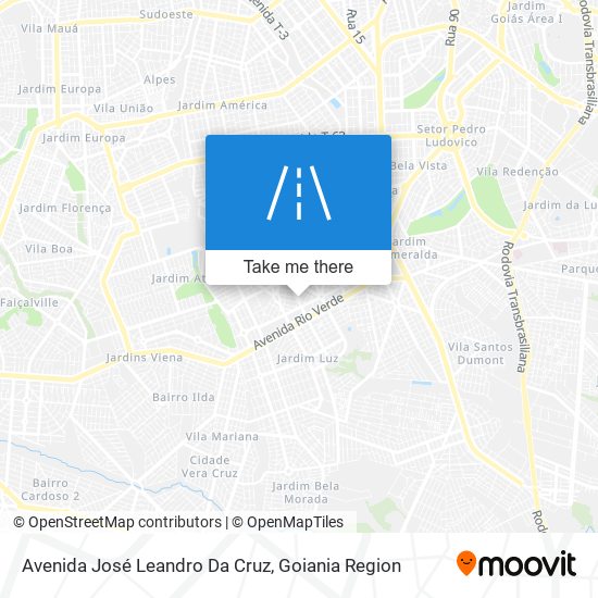 Mapa Avenida José Leandro Da Cruz