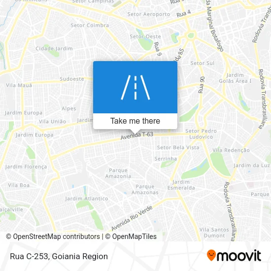 Rua C-253 map