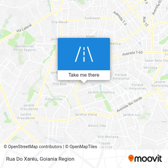 Rua Do Xaréu map