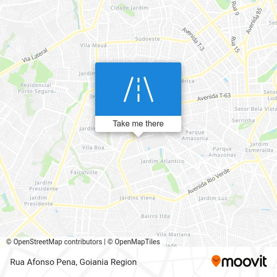 Rua Afonso Pena map