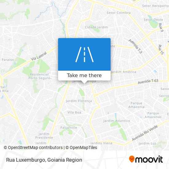 Rua Luxemburgo map