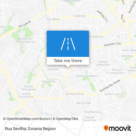 Rua Sevilha map