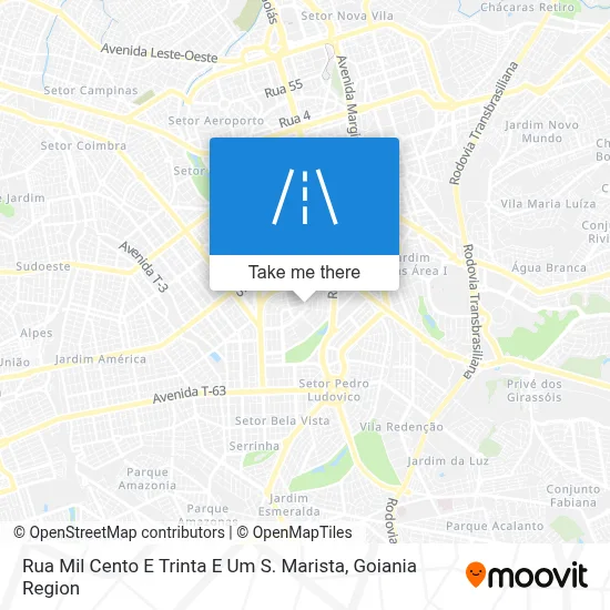 Rua Mil Cento E Trinta E Um S. Marista map