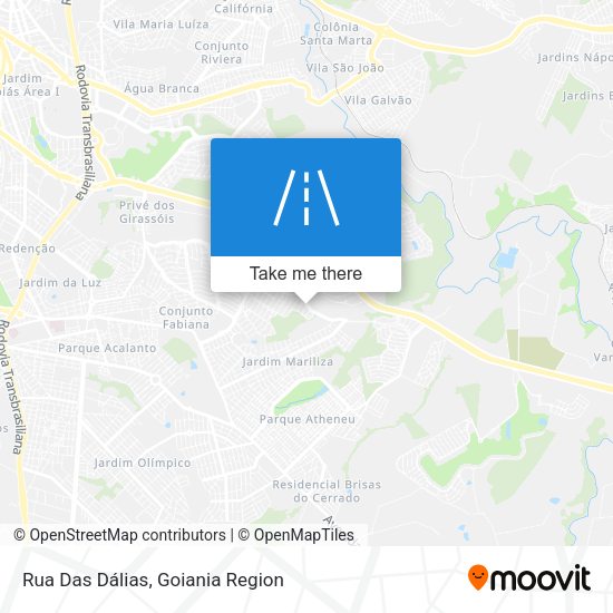 Rua Das Dálias map