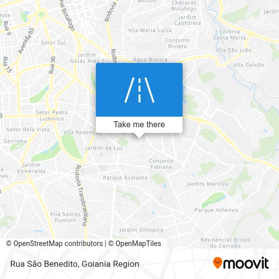 Rua São Benedito map