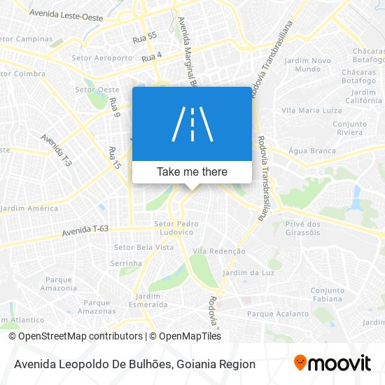 Mapa Avenida Leopoldo De Bulhões