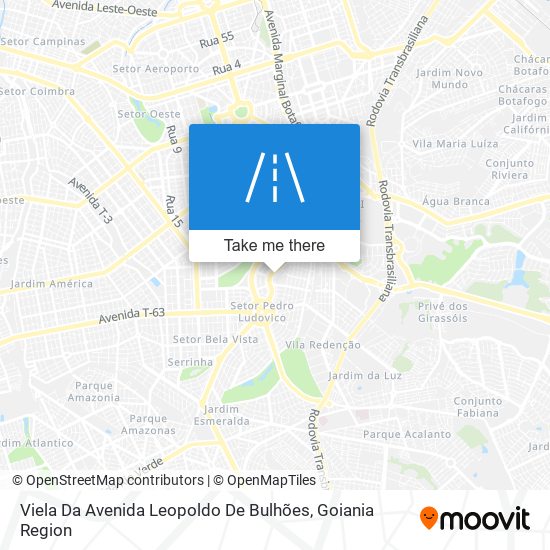 Mapa Viela Da Avenida Leopoldo De Bulhões