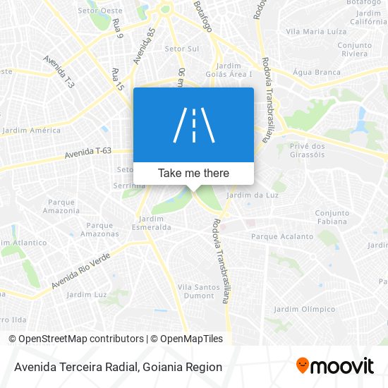 Avenida Terceira Radial map