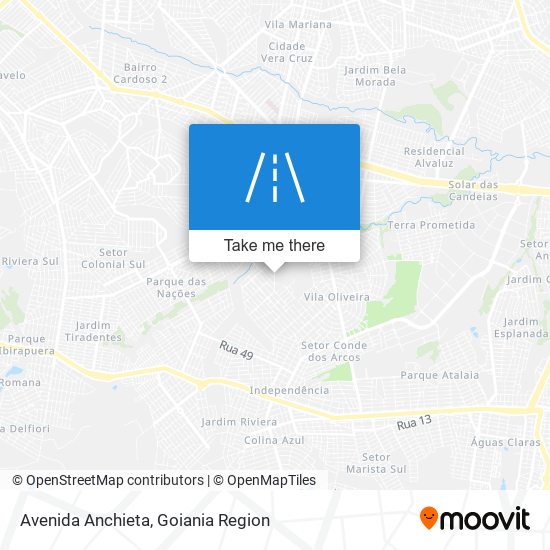Avenida Anchieta map