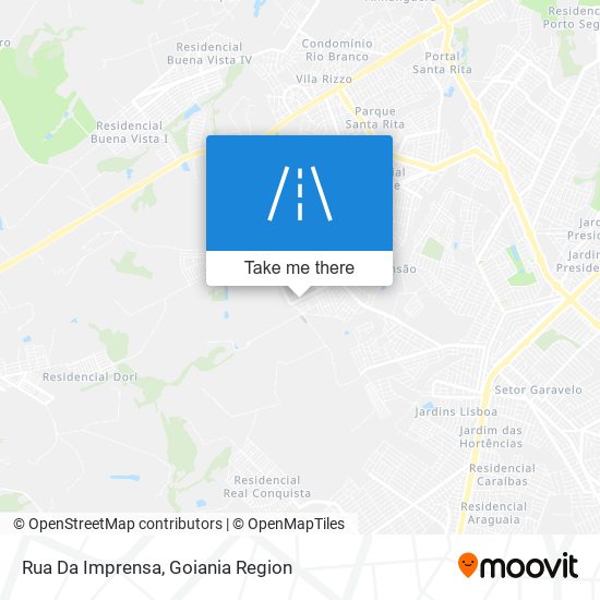 Mapa Rua Da Imprensa