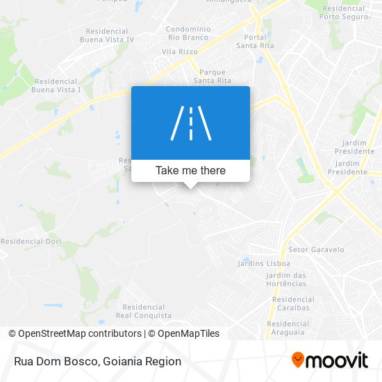 Mapa Rua Dom Bosco