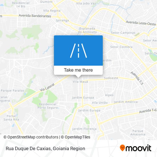 Mapa Rua Duque De Caxias