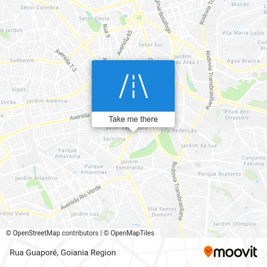 Rua Guaporé map