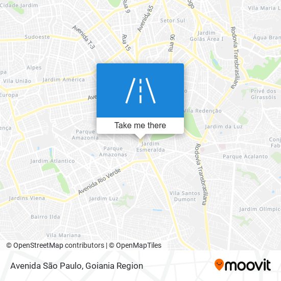 Avenida São Paulo map