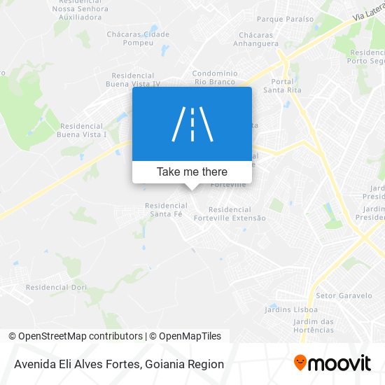Mapa Avenida Eli Alves Fortes