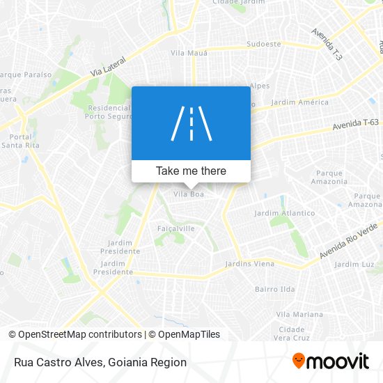 Rua Castro Alves map