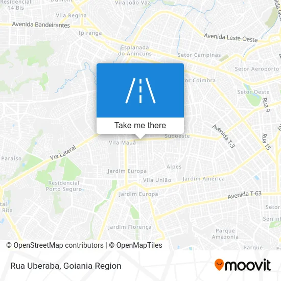 Rua Uberaba map