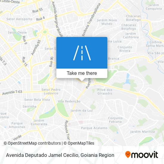Avenida Deputado Jamel Cecilio map