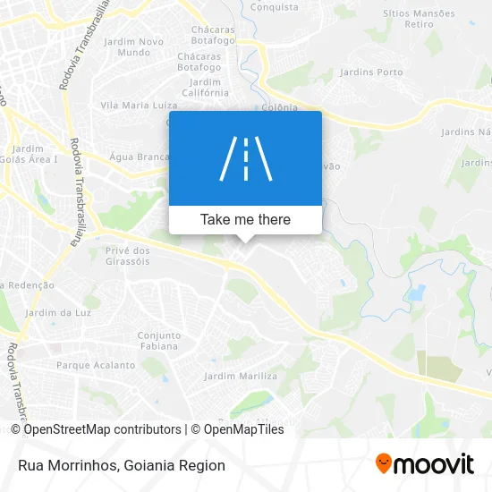 Rua Morrinhos map