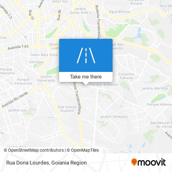 Rua Dona Lourdes map