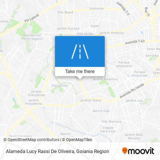 Mapa Alameda Lucy Rassi De Oliveira