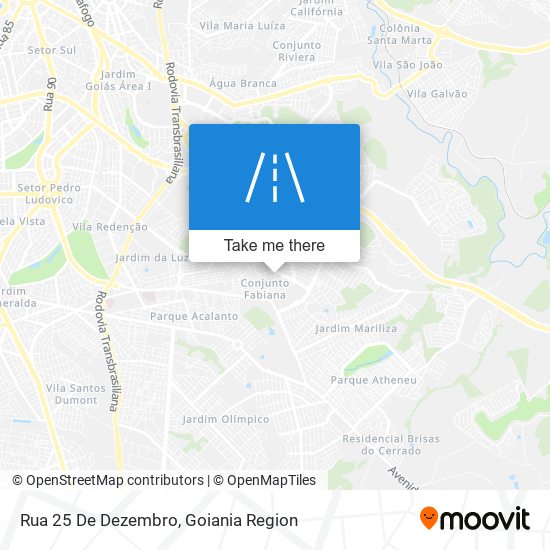 Mapa Rua 25 De Dezembro