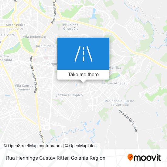 Rua Hennings Gustav Ritter map