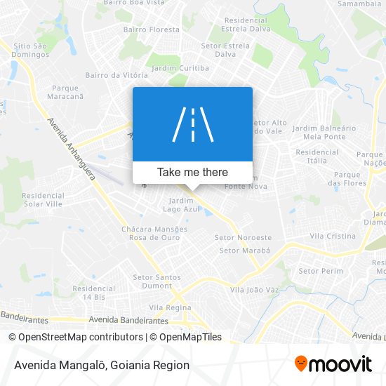 Mapa Avenida Mangalô