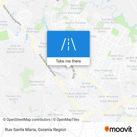 Rua Santa Maria map