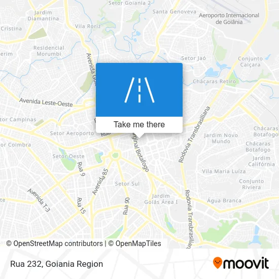 Rua 232 map
