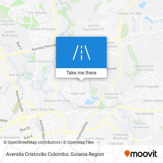 Avenida Cristovão Colombo map