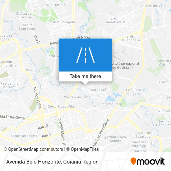 Avenida Belo Horizonte map