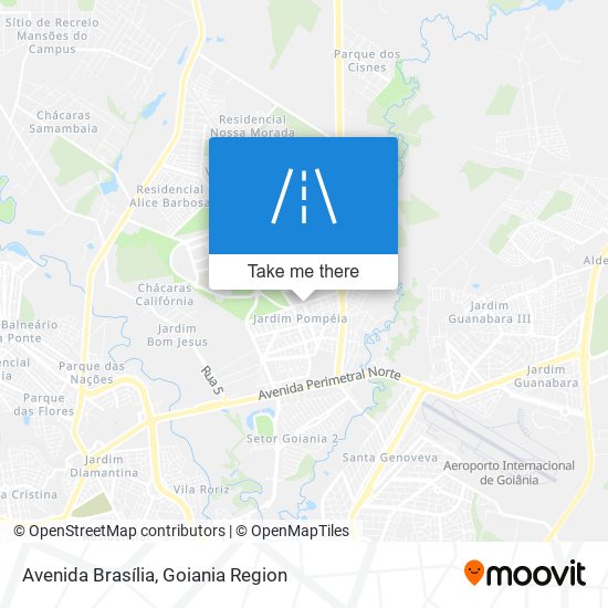 Avenida Brasília map