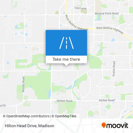 Hilton Head Drive map
