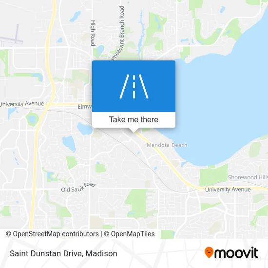 Saint Dunstan Drive map