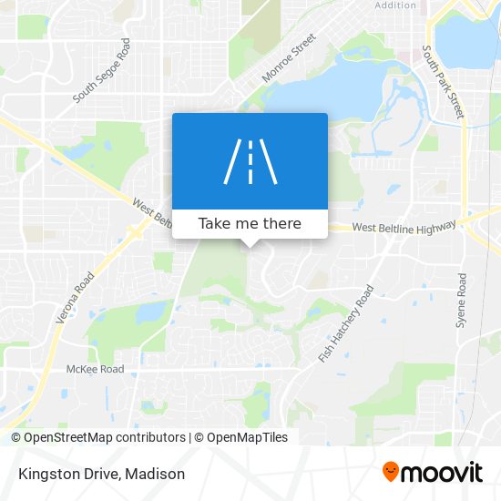 Kingston Drive map