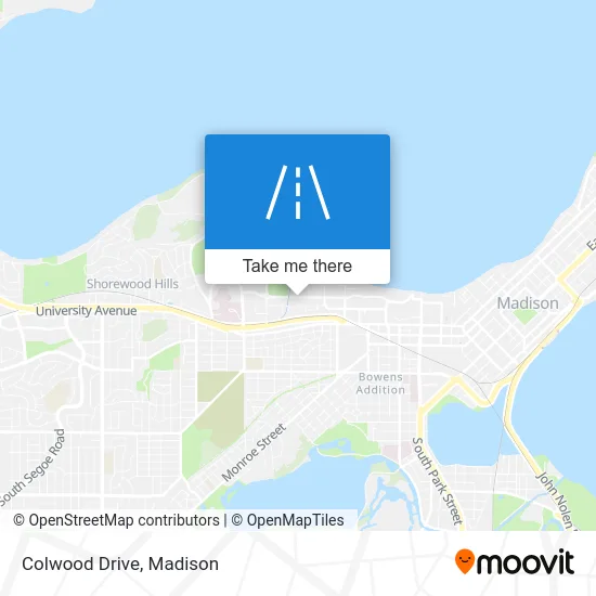 Colwood Drive map