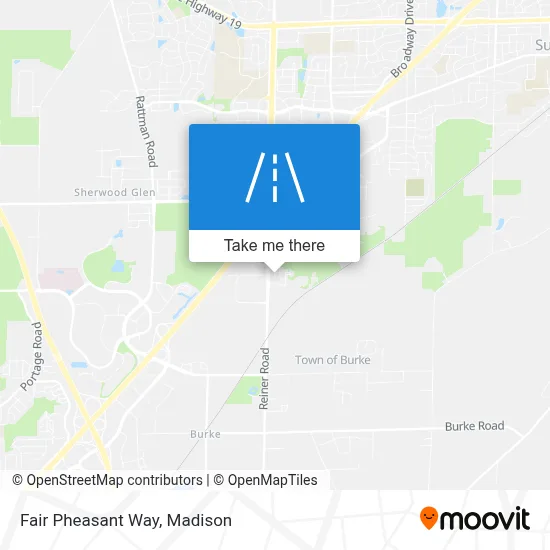 Fair Pheasant Way map