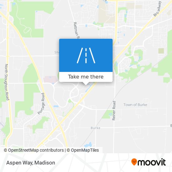 Aspen Way map