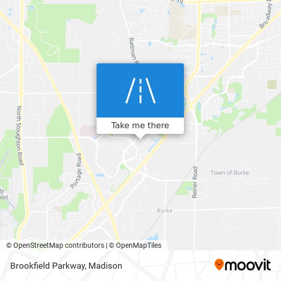 Mapa de Brookfield Parkway