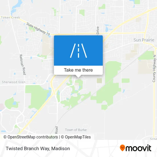 Twisted Branch Way map