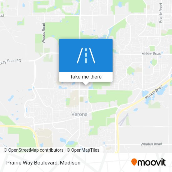 Prairie Way Boulevard map