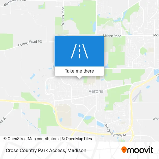 Cross Country Park Access map