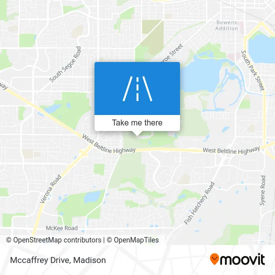 Mccaffrey Drive map