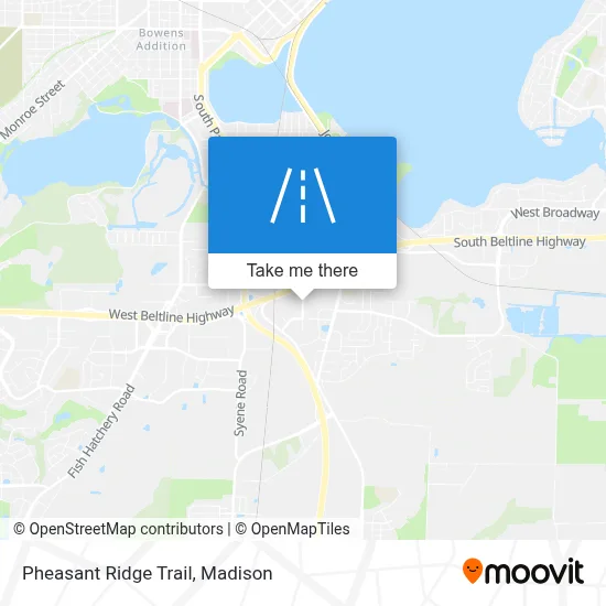 Pheasant Ridge Trail map