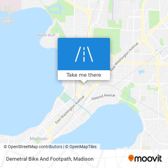 Mapa de Demetral Bike And Footpath