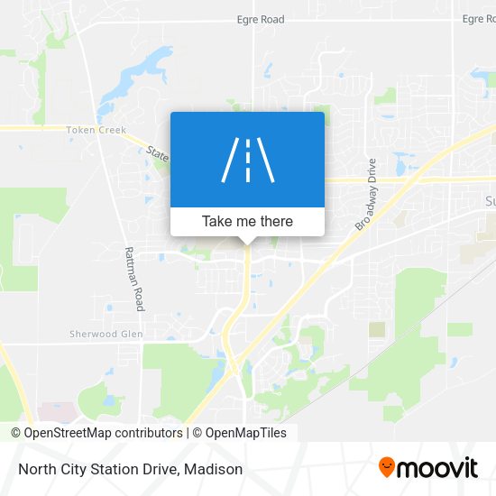 North City Station Drive map