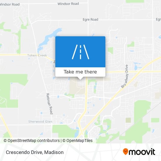 Crescendo Drive map