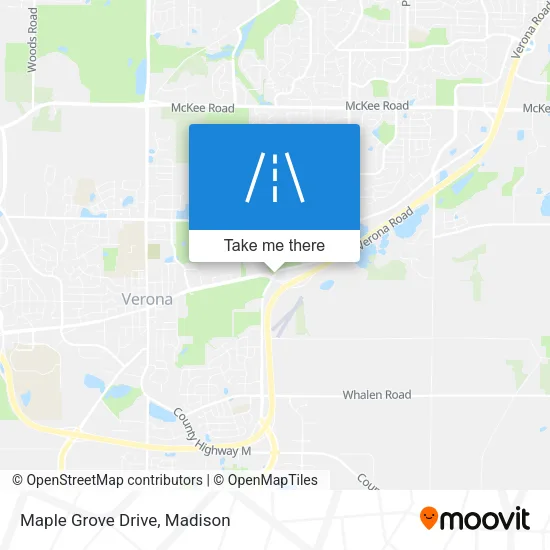 Maple Grove Drive map