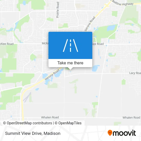 Summit View Drive map